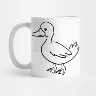 Stick figure duck Mug